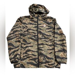 Vissla Men’s Camo Lightweight Zip Jacket Mesh Lined Size M